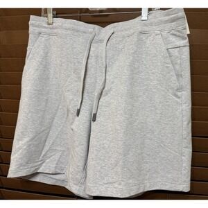 Athletic Dri-Works Athletic Shorts 9" Inseam Gray Size L 36-38 Drawstring